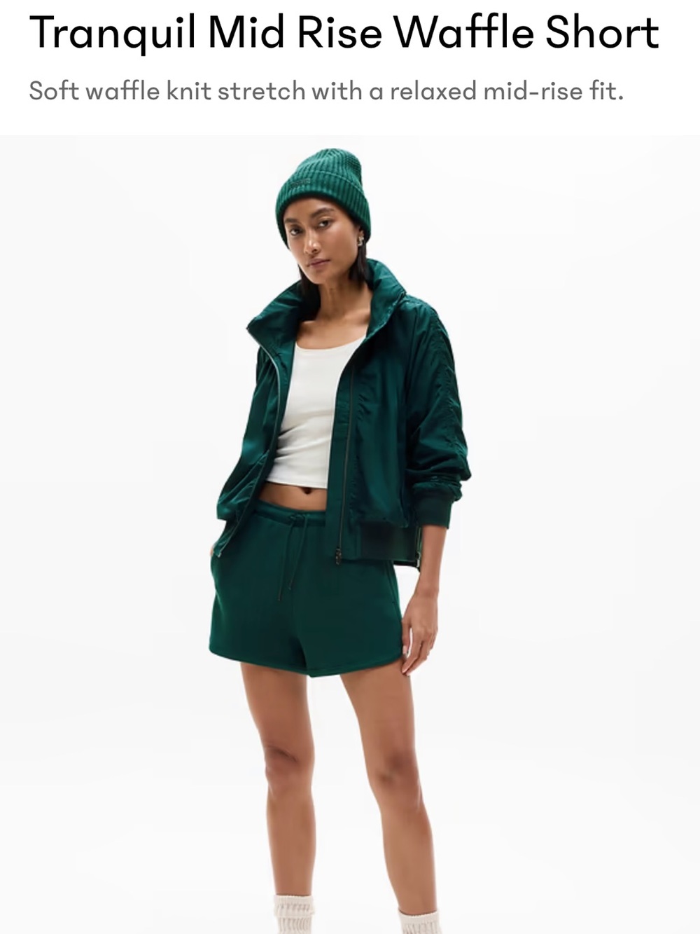 Athleta Waffle Knit Shorts- small
NWOTs.